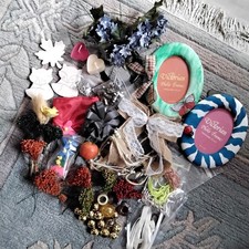 " Krims-Krams " ,Bastelmaterial,gebraucht ,Hobbyauflösung 