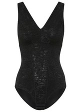 Bodyshaping-Bodysuit mit mittlerer Formkraft Gr. 50 Schwarz Schwimmanzug Neu