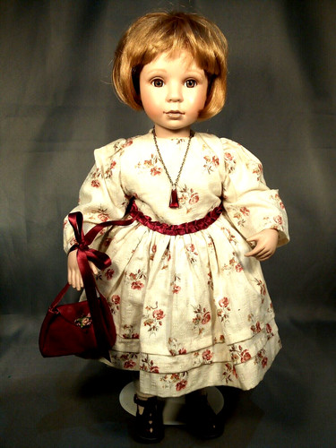 Porzellanpuppe rubin - "rubin", (59)