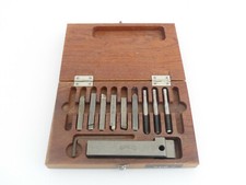 Comet KD8 Stahlhalter mit Zubehör Drehbank in Holzbox gebraucht #W