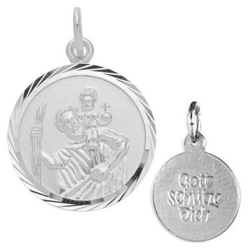 Echt silber 925 christophorus - silber,