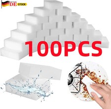 100x Radierschwamm Schmutzradierer Fleckenentferner Zauberschwamm Wunderschwamm