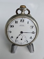 ANTIKE  Union Herlogere TASCHENUHR TASCHENUHR POCKET WATCH Zakhorloge 4-1