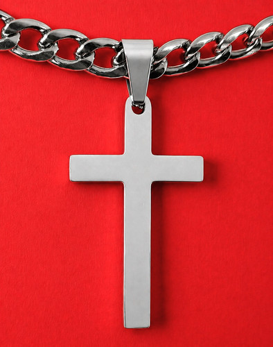 Kreuz anhänger mit kette - anhänger,