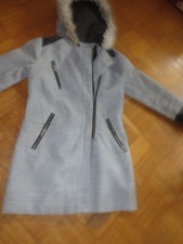 ?Atmosphere Mantel Damen JackeParka G 34 reißverschlüsse tail grau tailliert ?
