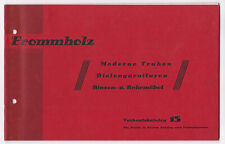 Walter Frommholz Spenge Herford Verkaufskatalog 15 Binsen- Rohrmöbelfabrik 1938