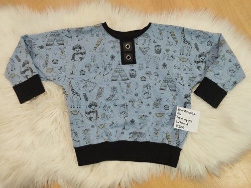 Handmade pullover tiere panda - handmade,