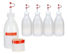 5x 250 ml Quetschflaschen