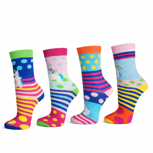 Paar einhornsocken kinder - 4-12,
