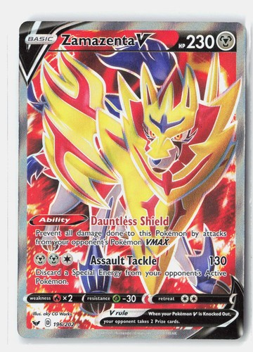 Zamazenta 196 202 ultra rare - 196/202,