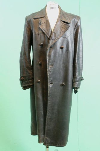 Schwerer leder mantel xl - ca, l/xl