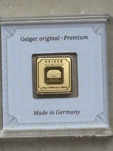 Geiger edelmetalle goldbarren - geiger,