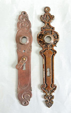 2 antike Langschilder