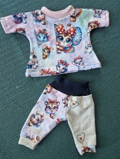 Puppenkleidung Baby Tiere Für 43cm Puppen - 2 Tlg. Set  Handmade Neu