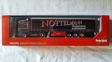 Herpa 306836/DAF XF SSC Euro 6 Gardinenplanen-Sattelzug "Nottelmann"/OVP