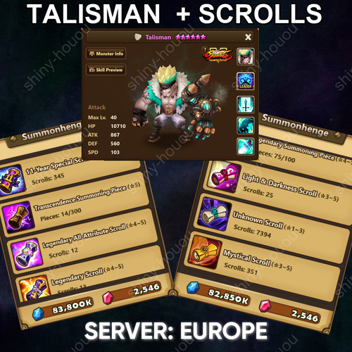 Summoners war account light - summoners,