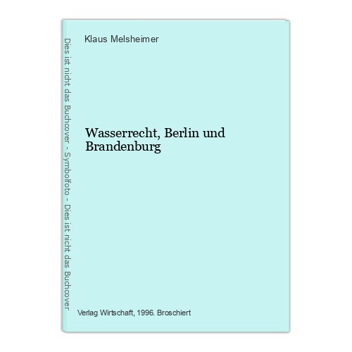 Wasserrecht berlin und - wasserrecht,,