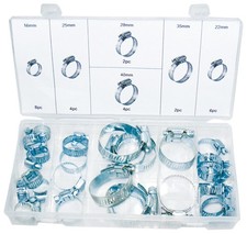 Universal Profi INOX Schlauchklemmen-Sortiment für Flüssigkeit Schläuche 26-tlg.