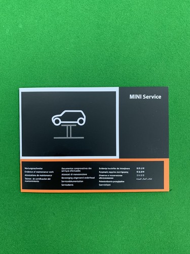 Mini cooper scheckheft - cooper,