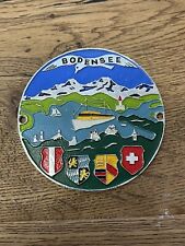 Alte Plakette Bodensee Schweiz Autoplakette Badge Oldtimerplakette 5249.16