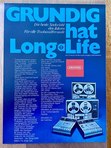 Grundig tonband cassette - cassette, tape