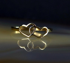 Ring Gold 333 Herz 17,2 mm verschlungen - romantisch modern & zauberhaft 8 k 