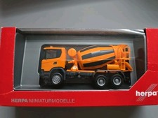 Herpa LKW Scania CG 17 6x6 Betonmischer-LKW orange-schwarz 309783