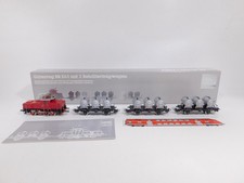 Märklin H0 AC 2874 Behältertragwagen-Zug DB E-Lok Güterwagen Eva sg+OVP #DI678-3