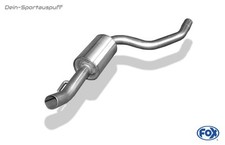 Fox Edelstahl Sportauspuff-Mittelschalldämpfer Alfa Romeo 147