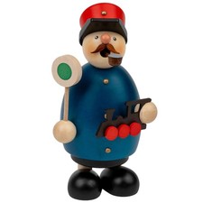 Räuchermännchen Körner Seiffen Tischler Eisenbahner Erzgebirge Holzfigur 13 cm