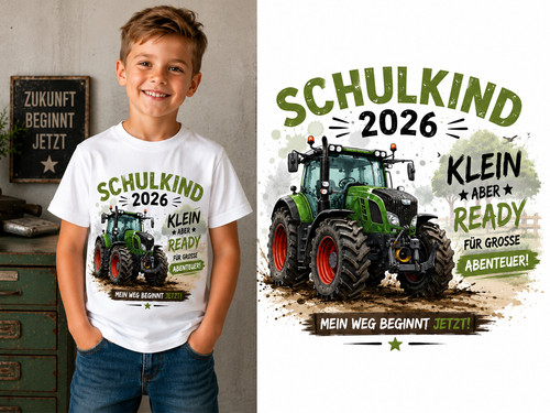 Kinder shirt schulkind - t-shirt, „schulkind
