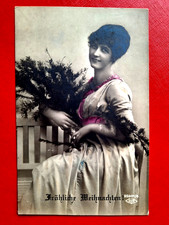 Sehr alte Weihnachtskarte um 1910  Postalisch nicht gelaufen.