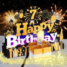 3D Geburtstagskarte Musik