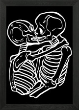 Lesbisches Skelett Gay und L