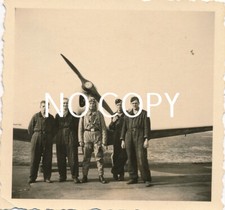Foto ww2 Luftwaffe Pilot Kameraden Erinnerungsfoto X156