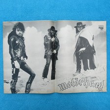 MOTÖRHEAD POSTER POP ROCKY 2 Seiten Lucky Luke