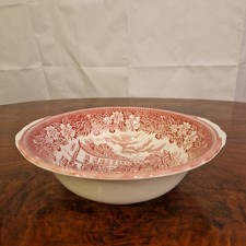 Royal Tudor Ware „Coaching Taverns“ Rot Servierschüssel Keramik