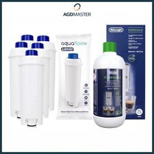 EcoDecalk 500ml Entkalker + 5x Wasserfilter passend für Delonghi mit DLS C002