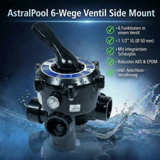AstralPool 6-Wege Ventil Side