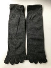 Zehensocken - schwarz, Einheitsgröße, knöchellang, Baumwollmischung