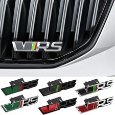 VRS Badge Car Front Grille Emblem Metal Badge Decoration for Skoda