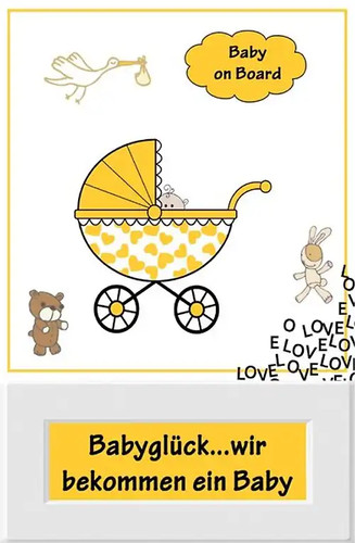 Babyglück wir bekommen ein - babyglück...wir,
