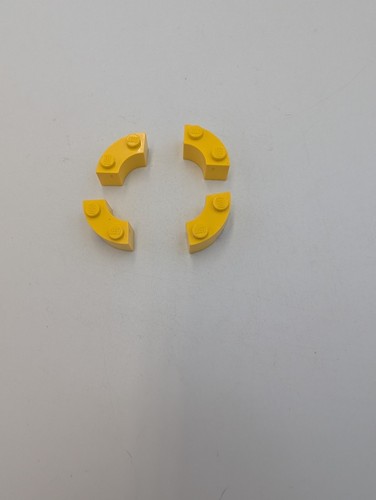 Lego 3063 rundstein - 4x, gelb