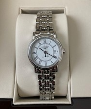 LONGINES neuwertige Damenuhr Présence Automatic silber L43214116