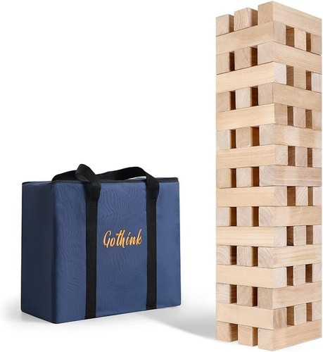 Wackelturm spiel holz - wackelturm, 51pcs