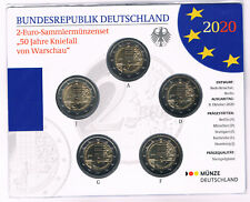 Deutschland 5 x 2 Euro 2020 50