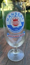 Hanseat Bierglas, Rostocker Brauerei aus 1977 zum OZ Pressefest - Sammlerstück