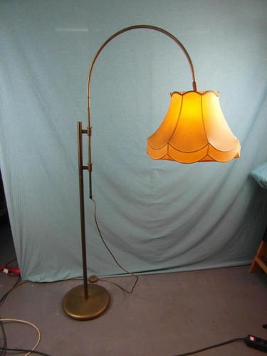 Stehlampe messing antik lampe - stehlampe,