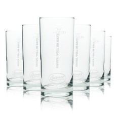 6x Bauer Saft Glas 0,4l