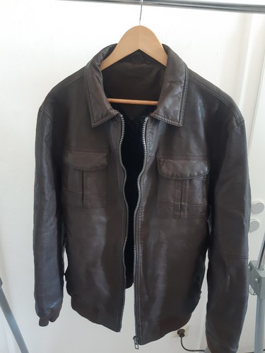 Kunstlederjacke l - kunstlederjacke, gr.